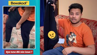 Bewakoof joggers review in Hindi  Bewakoof products Size issue solved [upl. by Aihsa]