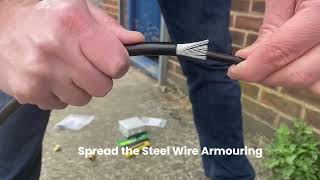 How to Install a Gland on an Armoured Cable  SWA CAT6 UTP Cable  LoopsDirect [upl. by Savihc478]