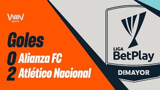 Alianza FC vs Nacional goles  Liga BetPlay Dimayor 2024 2  Fecha 1 [upl. by Hanan]