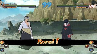 Danzo vs Sasuke Akatsuki Naruto Shippuden Mugen hd [upl. by Enyaht189]