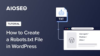 How To Create a Robotstxt File in WordPress [upl. by Walcott647]