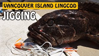 Jigging Vancouver Island Lingcod  I was Holding on for Dear Life  Fishing with Rod fishing [upl. by Allenrad]