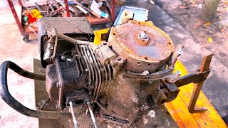 Young Man Successfully Restored Forgotten Earth Milling Machine 30 YearsRestoration Skills part1 [upl. by Odnam]