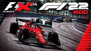 F1 2014 ACTUALIZADO A LA TEMPORADA 2022 Y CON NUEVOS CHASIS [upl. by Oivaf]