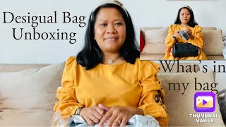 🇩🇪🇵🇭Desigual Bag Unboxing  What’s in my bag  Waray in Germany [upl. by Tinaret202]