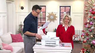 HP DeskJet All in One Printer w 8 Months Instant Ink on QVC [upl. by Anailuy]