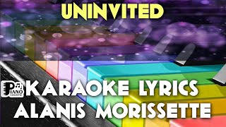 UNINVITED ALANIS MORISSETTE KARAOKE LYRICS VERSION [upl. by Sandor]