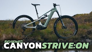 The Fastest EEnduro Bike Canyon StriveON Review [upl. by Nevad]