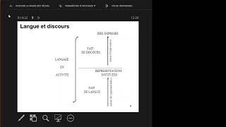 Signification et théories linguistiques 20232024 Cours n°12 [upl. by Moyer]