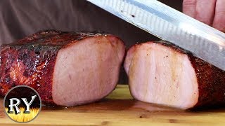 Smoking Pork Loin  Start To Finish On The Weber Kettle [upl. by Madaras637]