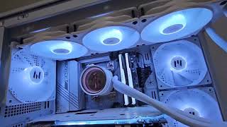 DEEPCOOL CASTLE 360EX ARGB WHITE 팬 불량 [upl. by Boylan41]