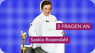 5 Fragen an Saskia Rosendahl · Deutscher Filmpreis 2022 [upl. by Pleasant]