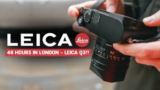 LEICA Q3 REVIEW  HANDS ON IN LONDON [upl. by Druce502]