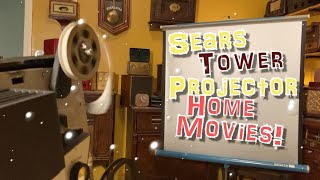 Estate Sale Home Movies Played On Their Sears Tower Projector For The First Time In 50 Years [upl. by Nehtan]