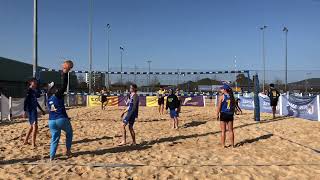 UNSW VS UNISC  BEACH MIXED 4v4  UNI GAMES 2024  9924 [upl. by Bianka]