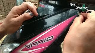 Cara melepas striping Honda original termudah [upl. by Jerz949]