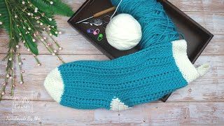 Crochet Christmas Stocking Tutorial [upl. by Chelsey]