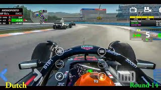 Monoposto 2024 S4 DUTCH GrandPrix Round 14 Norris In Front OF Both Redbulls  monoposto f124 [upl. by Alhahs]