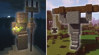 Minecraft 6 Beautiful Statues Build Hacks and Ideas [upl. by Havelock]