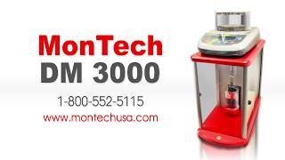 MonTech DM 3000 Rubber Densimeter  Specific Gravity Tester for Cured Compounds [upl. by Nahtal787]