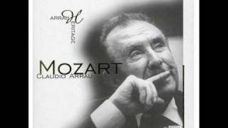 Mozart by Arrau  1st mvt Sonata No 18 in D K 576  Allegro [upl. by Efrem]