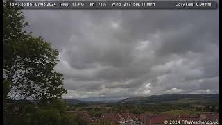 7 August 2024  Lochgelly WeatherCam Timelapse [upl. by Ahseim911]