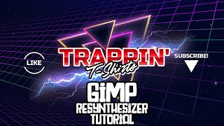 GIMP RESYNTHESIZER TUTORIAL [upl. by Harvey]