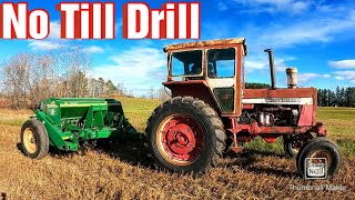 Planting NoTill Winter RyeWrapping Sorghum SudangrassStraw Delivery [upl. by Myron]