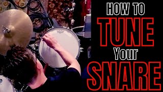 How to Tune Your SNARE Drum the RIGHT way [upl. by Gut295]