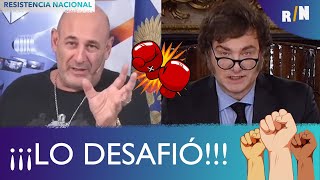 SANTIAGO CÚNEO DESAFIÓ EN VIVO A MILEI Y LO AMENAZA CON LLEVARLO A LA JUSTICIA ¿MANO A MANO [upl. by Yerfej372]