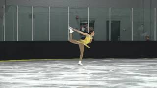 Sophia Mackessy  Intermediate Women Short Program  2025 Midwestern Sectional Singles Final [upl. by Chemush]