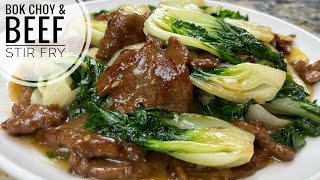 Beef amp Bok Choy Stir Fry  Tender Juicy Beef And Vegetable Stir Fry [upl. by Loise337]