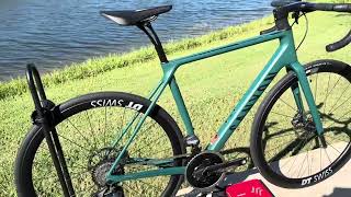 Canyon Endurance CF SL 8 Disc Etap Quarq Power Medium FOR SALE WATERBEAR CYCLES [upl. by Kurman]