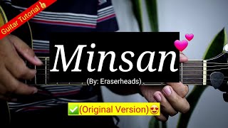 Minsan  Eraserheads Original Version  Guitar Tutorial [upl. by Dulla620]