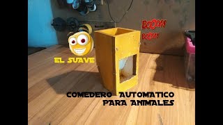 COMO HACER COMEDERO AUTOMÁTICO PARA ANIMALES [upl. by Toy]