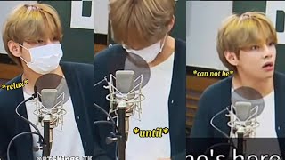 BTS Taehyung zipping his pants live his reaction [upl. by Sissel166]