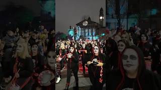 2024 Paisley halloween festival parade in scotland with ghosts and firejuggling shorts [upl. by Lathan]