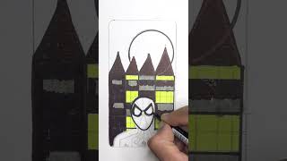 Easy Drawing SpiderMan shortstoday shortstoday ytshorts howtodraw trending [upl. by Lotz715]