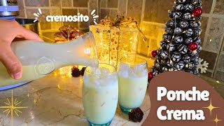 Ponche crema Venezolano la Bebida que no puede faltar en tus fiestas  FACIL Sabor exquisito [upl. by Yahsram]