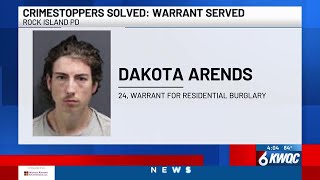 Crimestoppers solved Warrant served [upl. by Silrac]