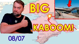 Update from Ukraine  Bridges Kaboom  Ruzzian Logistics Nightmare  Ukraine Strikes again [upl. by Alorac]