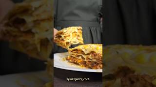 Lasagna with bechamel sauce foodinstantmashroom recipe shortvideo [upl. by Quinta]