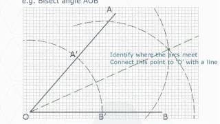 GCSE Maths  Constructions and Loci  Web Lesson 40 [upl. by Ahsial]