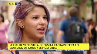 Canta opera escapó de Venezuela y sigue su sueño en Chile [upl. by Randa568]