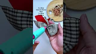 Laço fácil para iniciantes diy handmade tutorial [upl. by Boyd426]