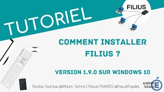 Filius  Comment installer Filius Version 190  Win10 [upl. by Seed]