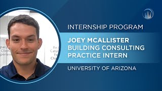 Summer Internship Program  Joey McAllister [upl. by Annavoig]