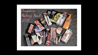 Drugstore Makeup Haul 2017 [upl. by Arutak398]