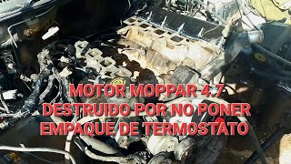 grand cherokee 47 historia de reparación de motor [upl. by Hanley758]