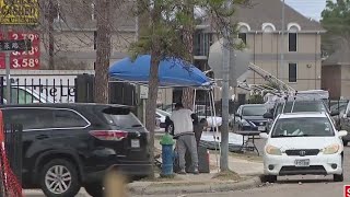 Houston street vendors blocking streets concerning community [upl. by Arron668]